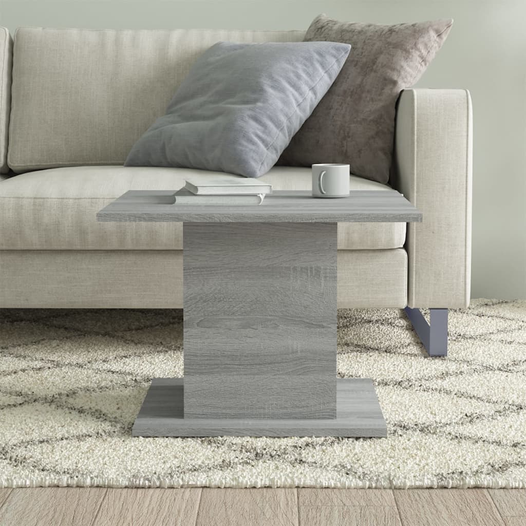 Table basse Gris Sonoma 55,5x55,5x40 cm Aggloméré Tables basses vidaXL   