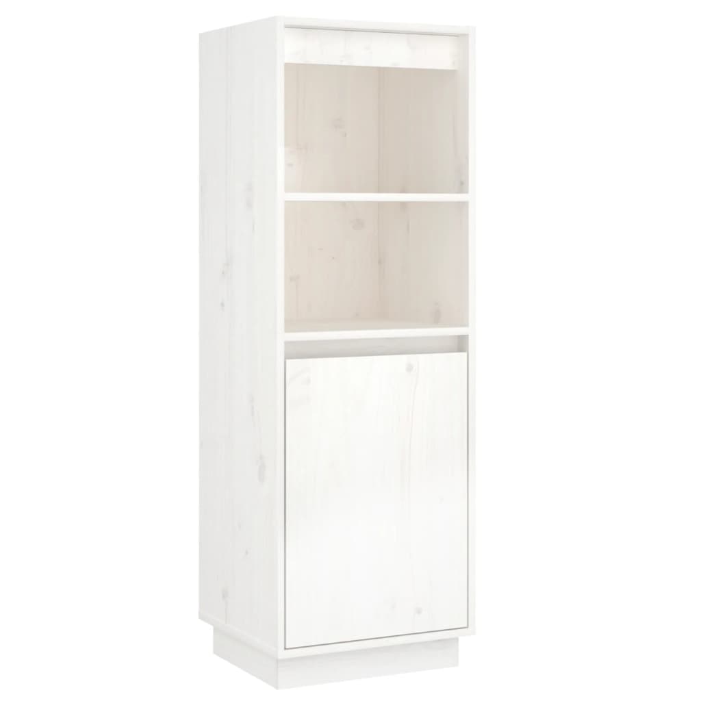 Buffet Blanc 37x34x110 cm Bois massif de pin Buffets & bahuts vidaXL   