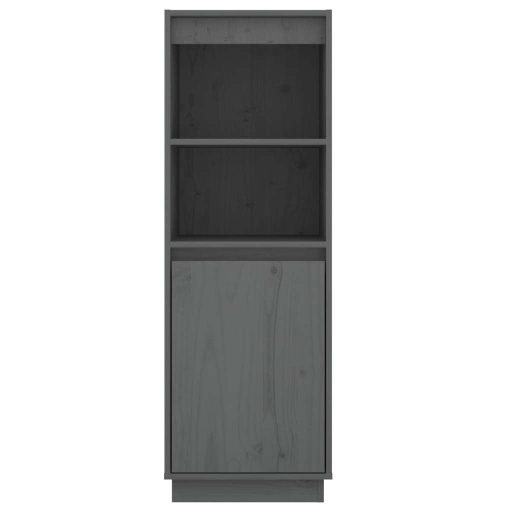 Buffet Gris 37x34x110 cm Bois massif de pin Buffets & bahuts vidaXL   