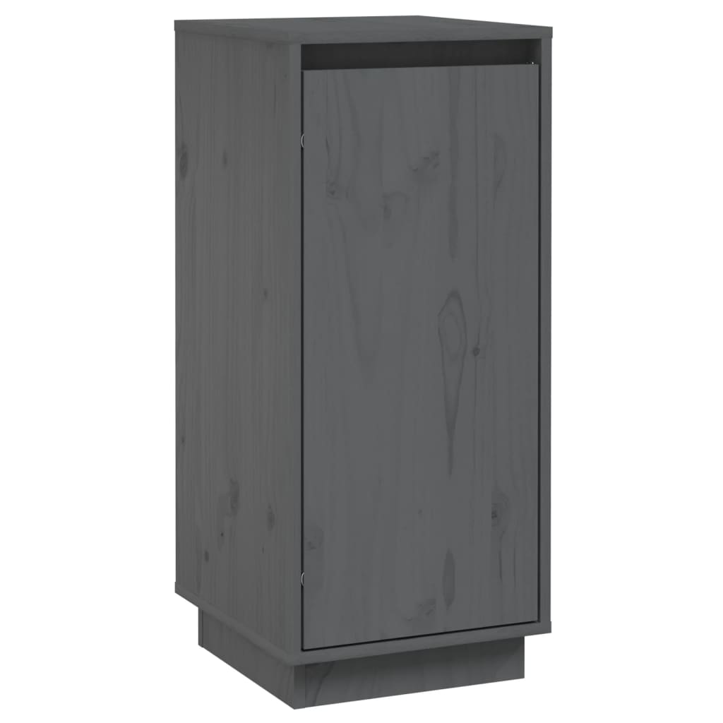 Buffet Gris 31,5x34x75 cm Bois massif de pin Buffets & bahuts vidaXL   