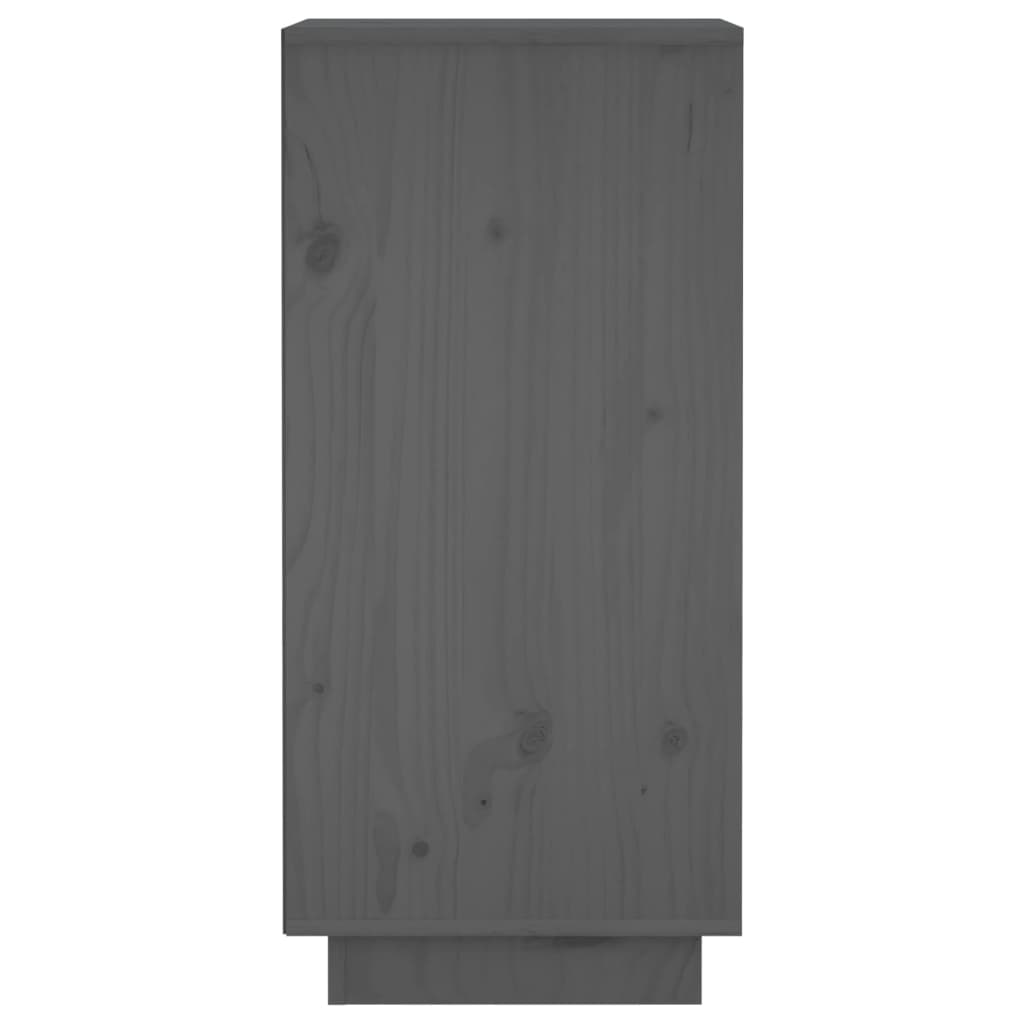 Buffet Gris 31,5x34x75 cm Bois massif de pin Buffets & bahuts vidaXL   