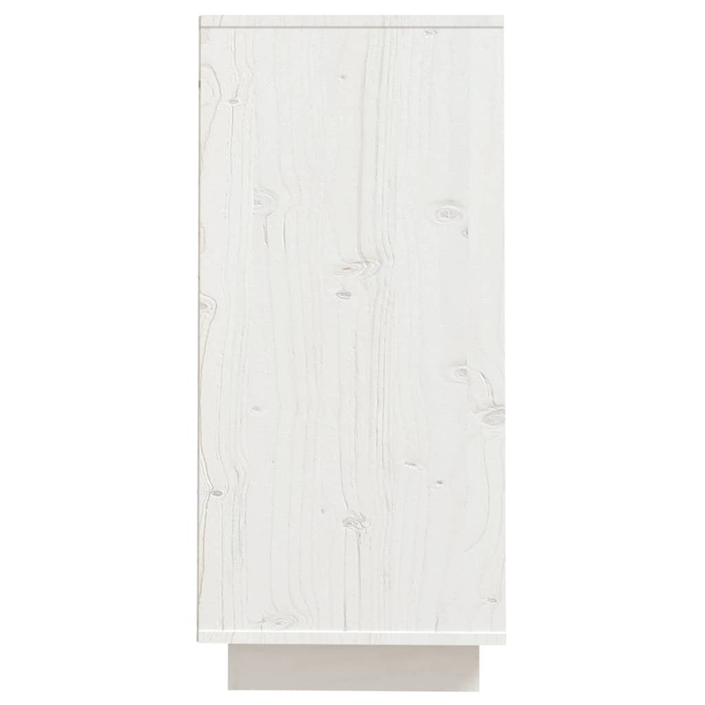Buffet Blanc 60x34x75 cm Bois massif de pin Buffets & bahuts vidaXL   