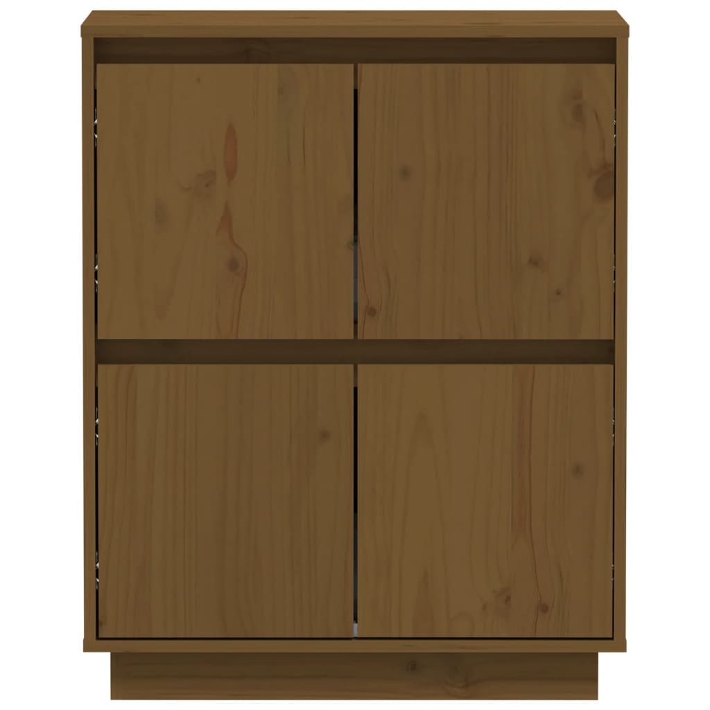 Buffet Marron miel 60x34x75 cm Bois massif de pin Buffets & bahuts vidaXL   