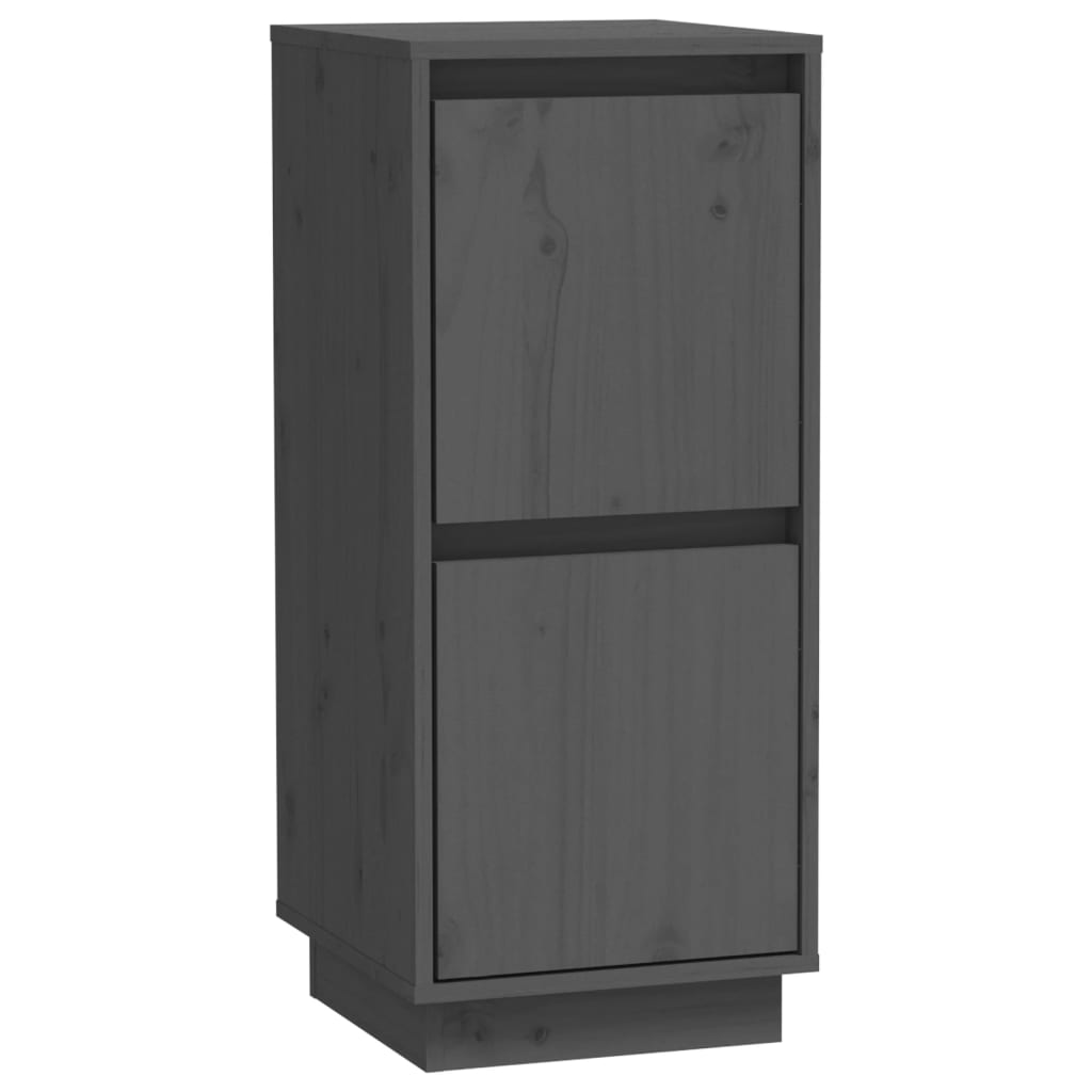 Buffets 2 pcs Gris 31,5x34x75 cm Bois massif de pin Buffets & bahuts vidaXL   