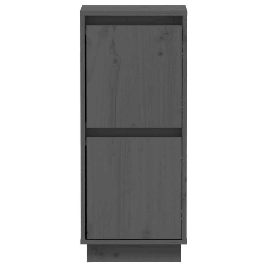 Buffets 2 pcs Gris 31,5x34x75 cm Bois massif de pin Buffets & bahuts vidaXL   
