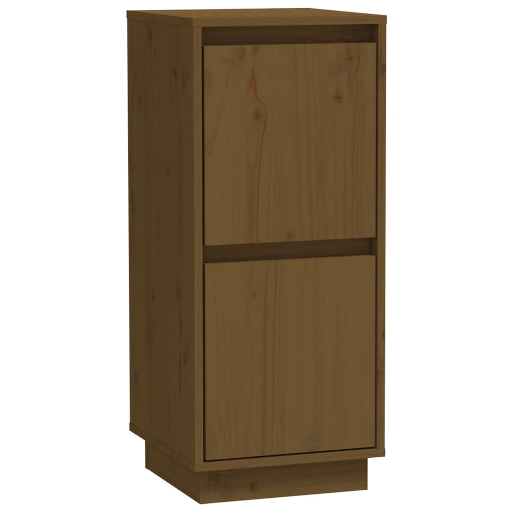 Buffets 2 pcs Marron miel 31,5x34x75 cm Bois massif de pin Buffets & bahuts vidaXL   