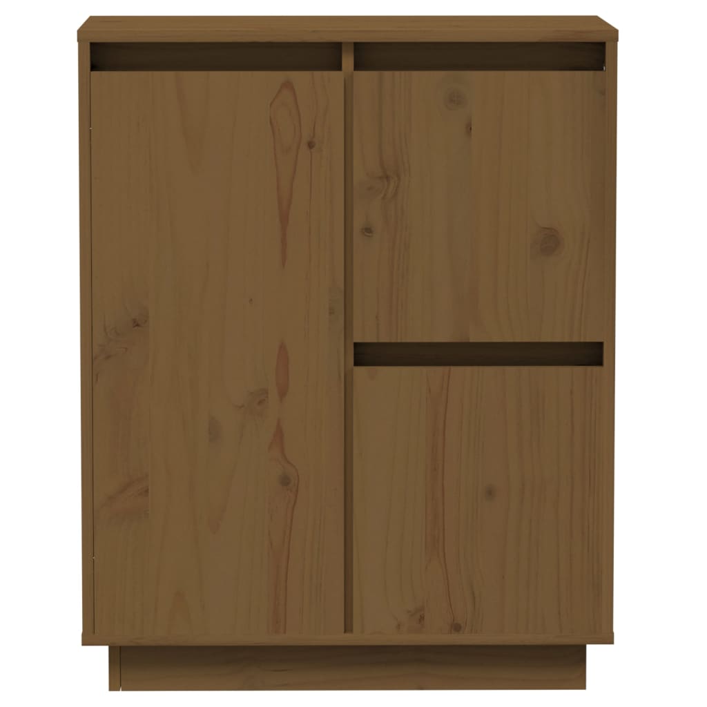 Buffet Marron miel 60x34x75 cm Bois massif de pin Buffets & bahuts vidaXL   