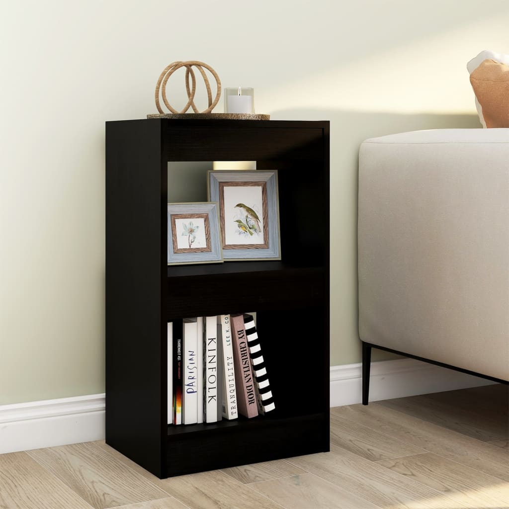 Bibliothèque/Séparateur de pièce Noir 40x30x72 cm Bibliothèques vidaXL   