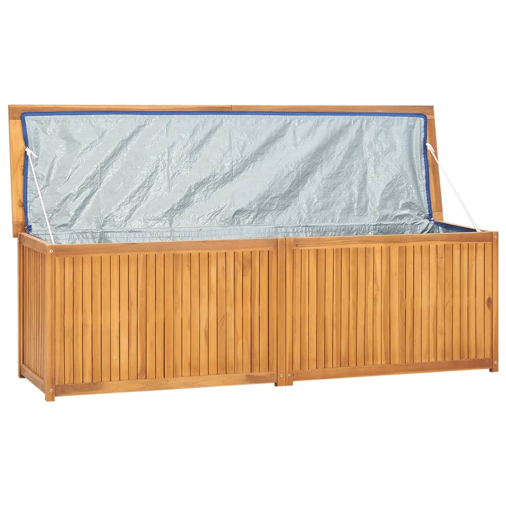 Boîte de jardin 175x50x55 cm Bois massif de teck Coffres de jardin vidaXL   
