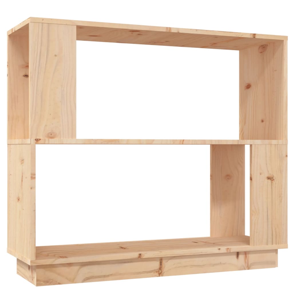 Bibliothèque/Séparateur de pièce 80x25x70 cm Bois de pin solide Bibliothèques vidaXL   