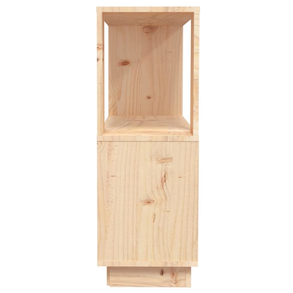Bibliothèque/Séparateur de pièce 80x25x70 cm Bois de pin solide Bibliothèques vidaXL   
