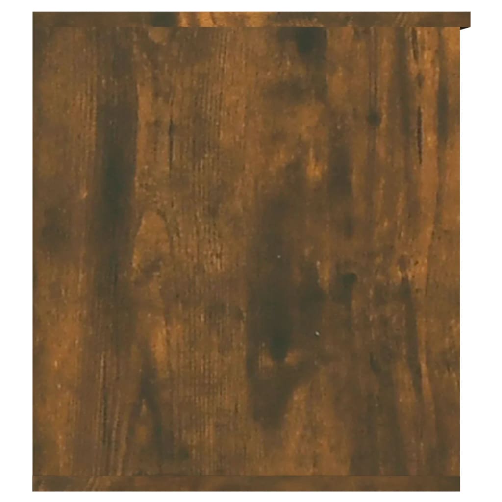 Coffre de rangement Chêne fumé 84x42x46 cm Bois d'ingénierie Coffres de rangement vidaXL