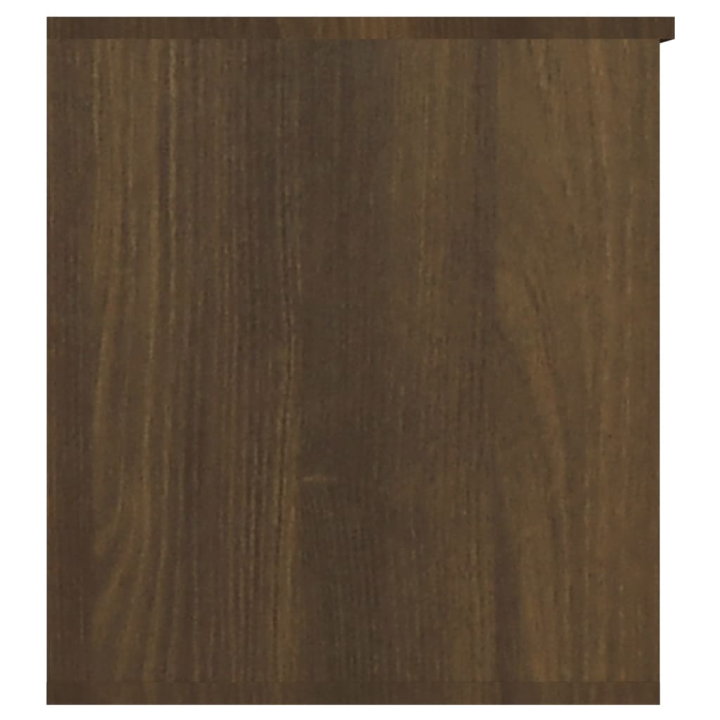 Coffre de rangement Chêne marron 84x42x46 cm Bois d'ingénierie Coffres de rangement vidaXL