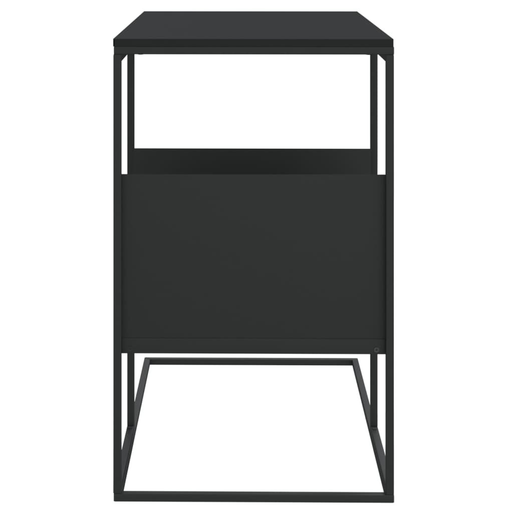 Table d'appoint Noir 55x36x59,5 cm Bois d'ingénierie Tables basses vidaXL   