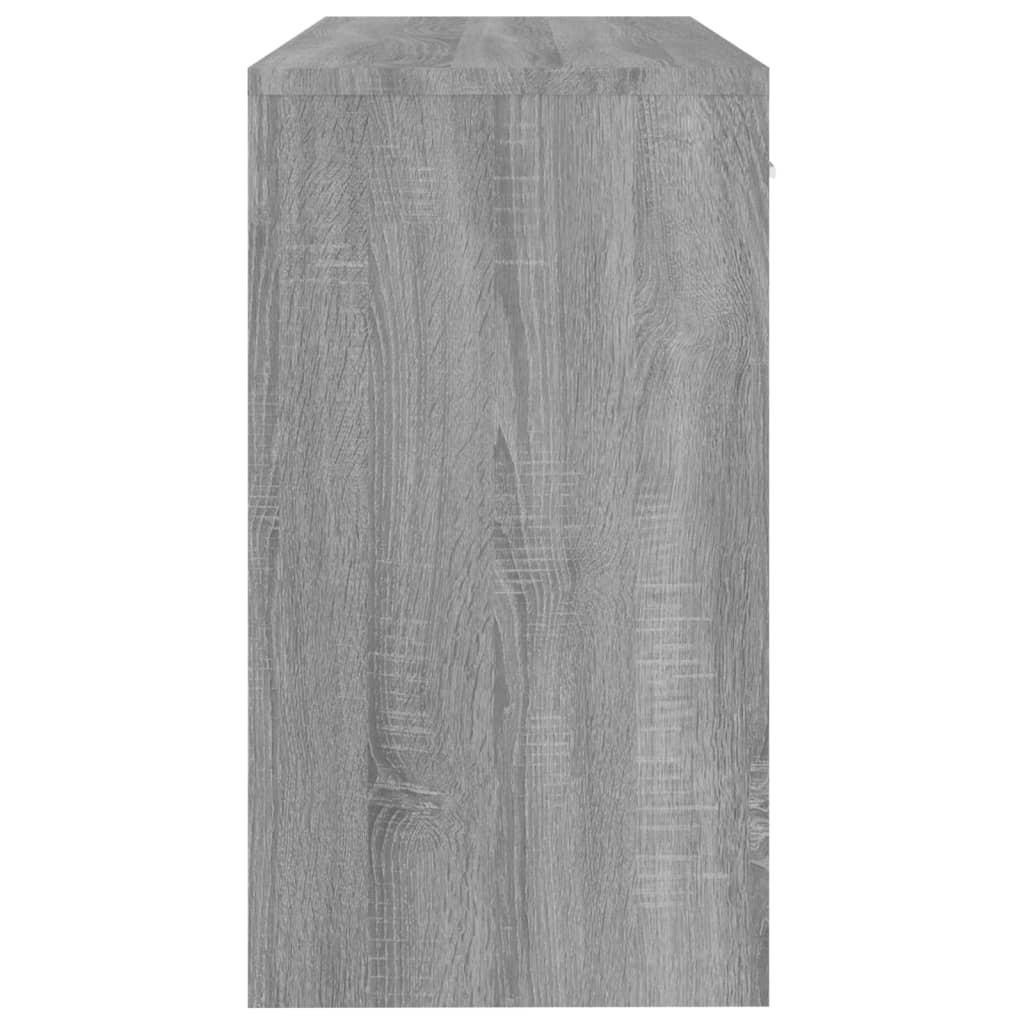 Bureau avec tiroir et armoire Sonoma gris 100x40x73 cm Bureaux vidaXL   