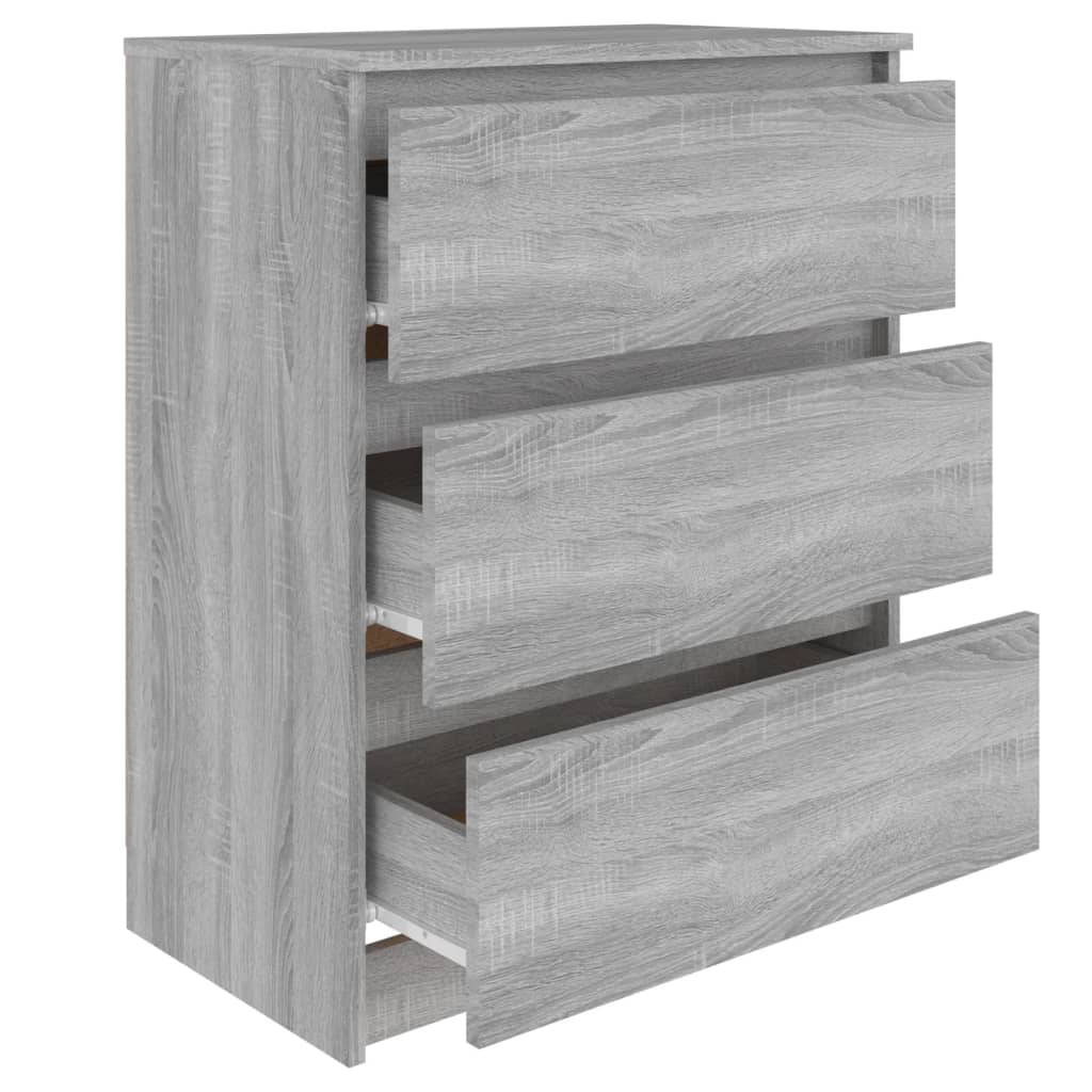 Buffet Sonoma gris 60x35x76 cm Bois d'ingénierie Buffets & bahuts vidaXL   