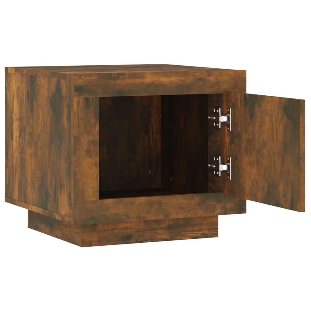 Table basse Chêne fumé 51x50x45 cm Bois d'ingénierie Tables basses vidaXL   