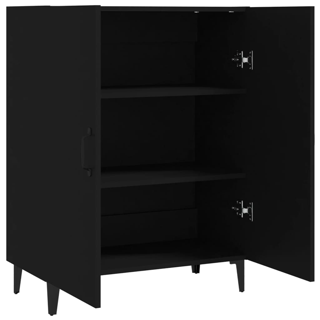 Buffet Noir 70x34x90 cm Bois d'ingénierie Buffets & bahuts vidaXL   