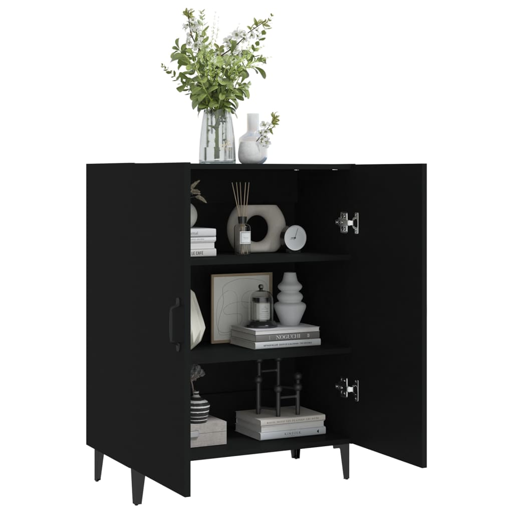 Buffet Noir 70x34x90 cm Bois d'ingénierie Buffets & bahuts vidaXL   