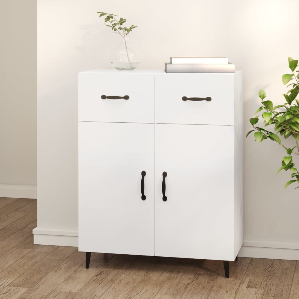 Buffet blanc 69,5x34x90 cm bois d'ingénierie Buffets & bahuts vidaXL   