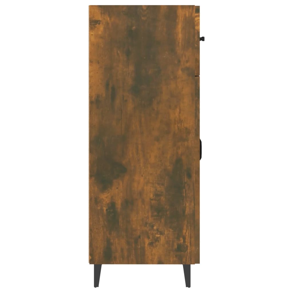 Buffet chêne fumé 69,5x34x90 cm bois d'ingénierie Buffets & bahuts vidaXL   
