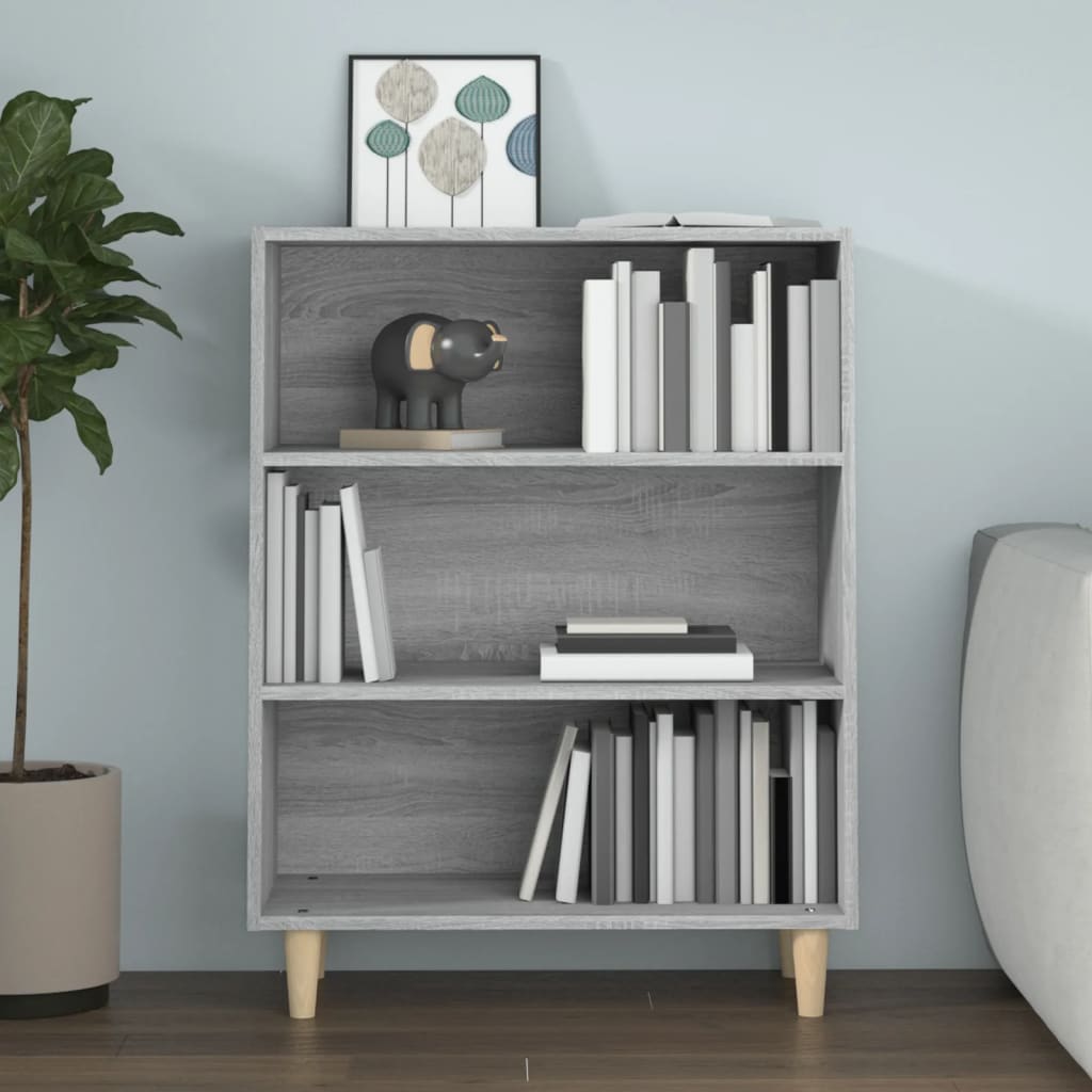 Buffet Sonoma gris 69,5x32,5x90 cm Bois d'ingénierie Buffets & bahuts vidaXL   