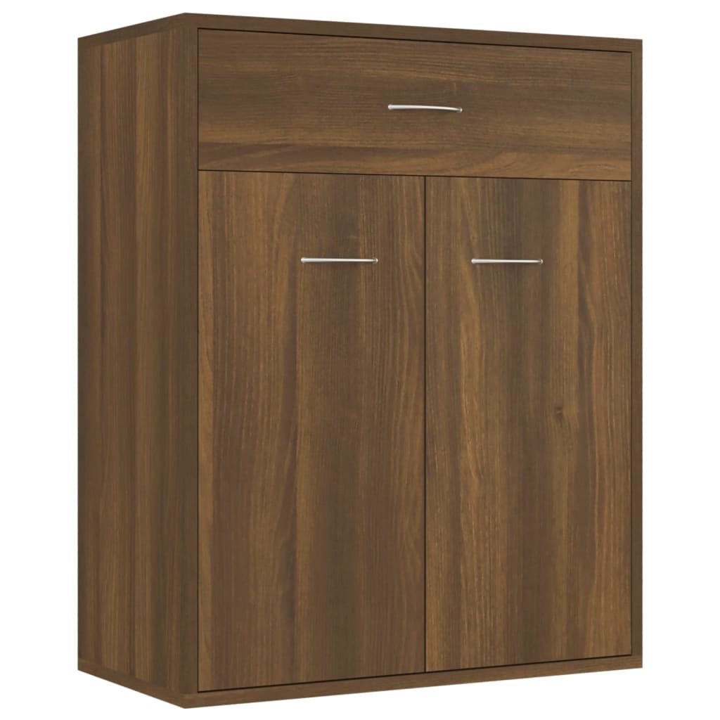 Buffet Chêne marron 60x30x75 cm Bois d'ingénierie Buffets & bahuts vidaXL   