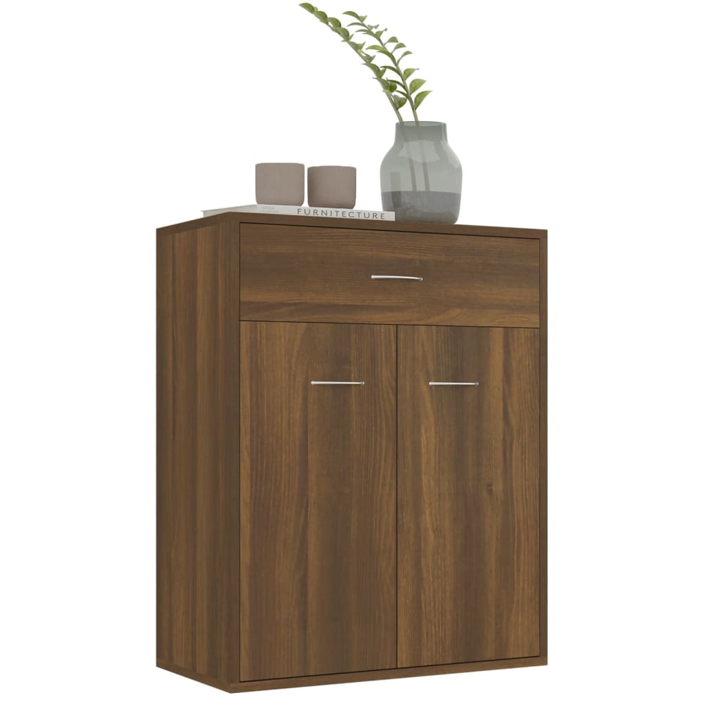 Buffet Chêne marron 60x30x75 cm Bois d'ingénierie Buffets & bahuts vidaXL   