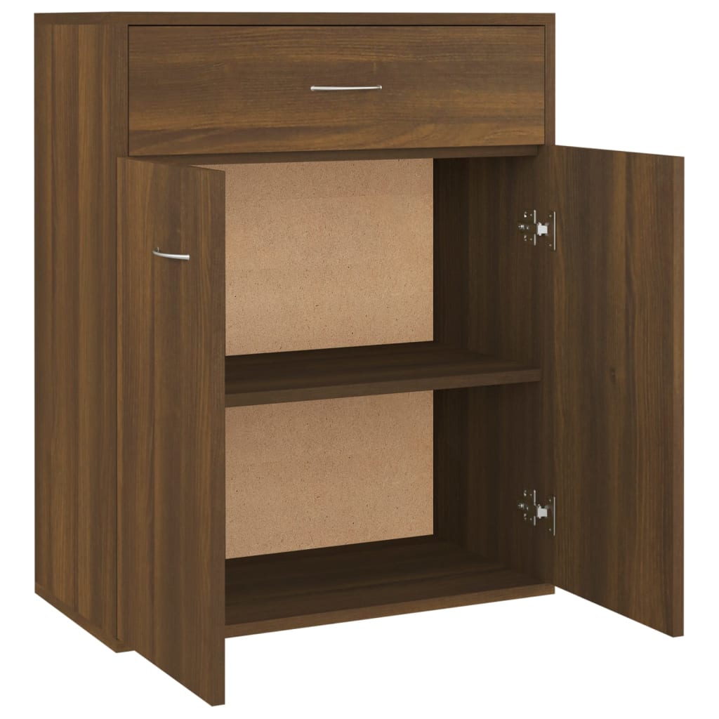 Buffet Chêne marron 60x30x75 cm Bois d'ingénierie Buffets & bahuts vidaXL   