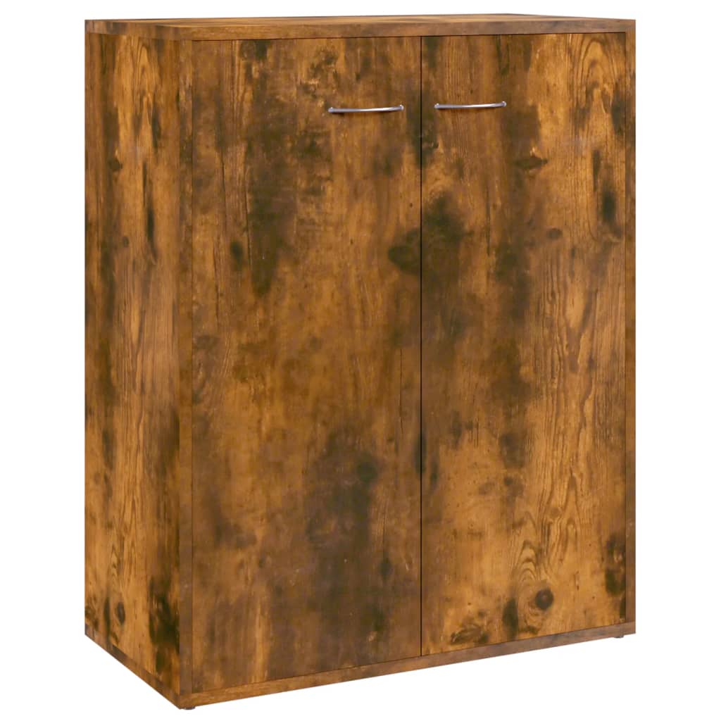 Buffet Chêne fumé 60x30x75 cm Bois d'ingénierie Buffets & bahuts vidaXL   