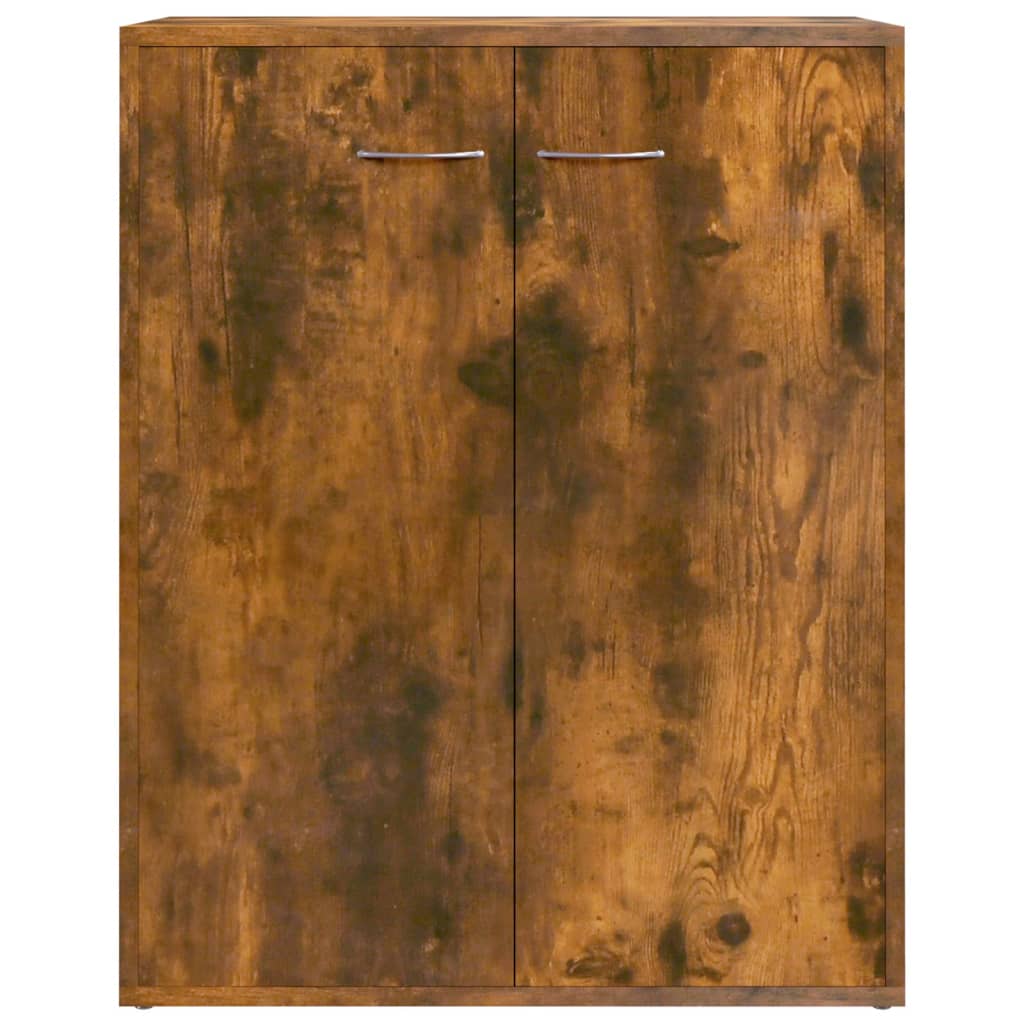 Buffet Chêne fumé 60x30x75 cm Bois d'ingénierie Buffets & bahuts vidaXL   