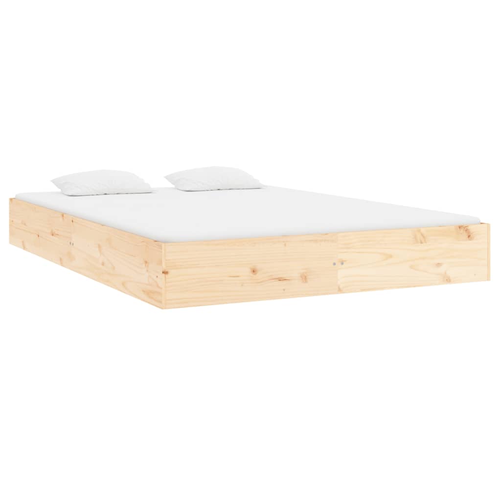Cadre de lit bois massif 180x200 cm super king Lits & cadres de lit vidaXL   
