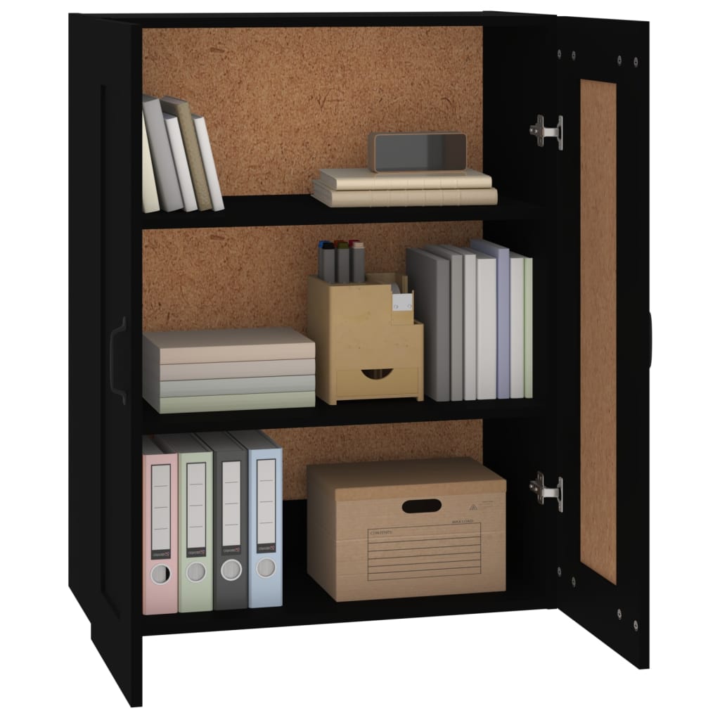 Armoire murale suspendue Noir 69,5x32,5x90 cm Buffets & bahuts vidaXL   