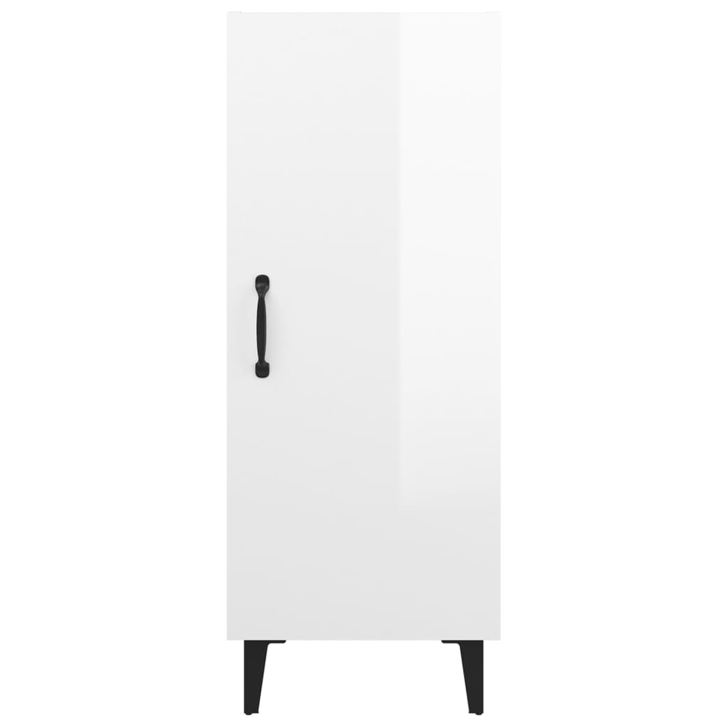 Buffet Blanc brillant 34,5x34x90 cm Bois d'ingénierie Buffets & bahuts vidaXL   