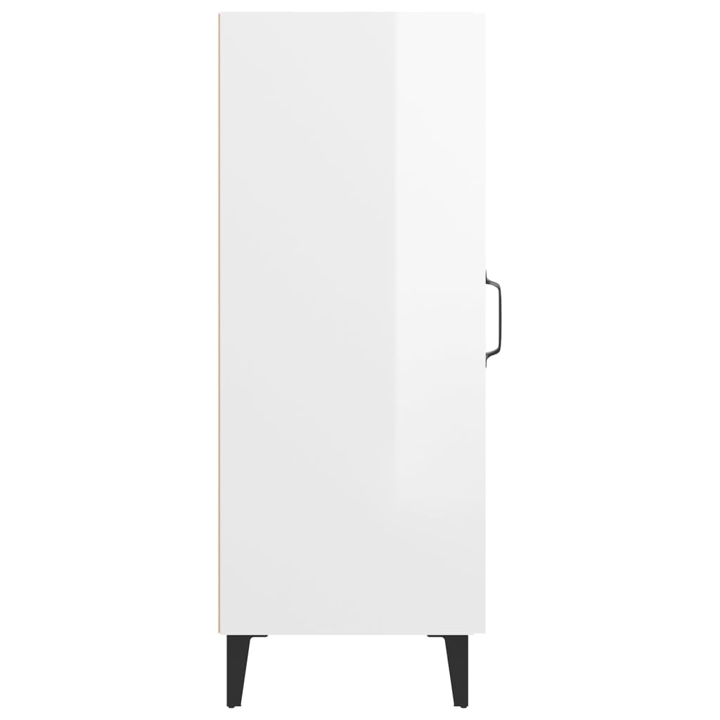 Buffet Blanc brillant 34,5x34x90 cm Bois d'ingénierie Buffets & bahuts vidaXL   
