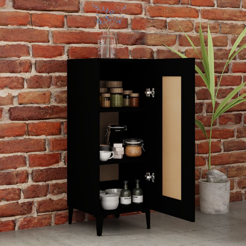 Buffet Noir 34,5x34x90 cm Bois d'ingénierie Buffets & bahuts vidaXL   