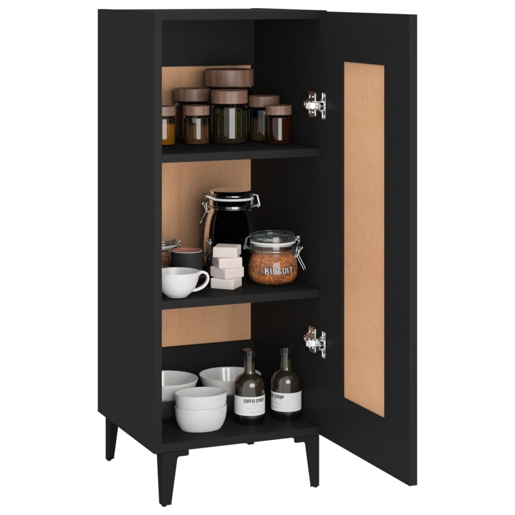 Buffet Noir 34,5x34x90 cm Bois d'ingénierie Buffets & bahuts vidaXL   