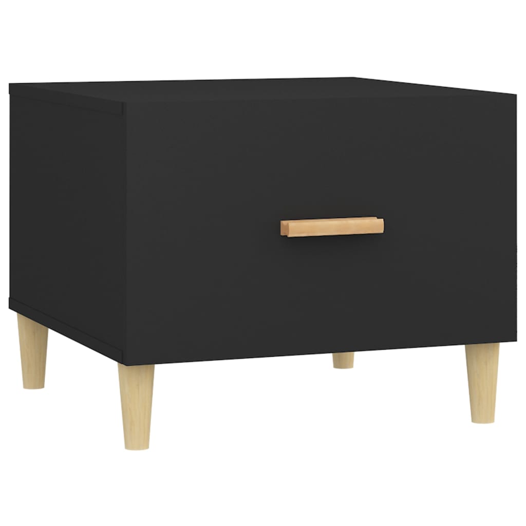 Tables basses 2 pcs noir 50x50x40 cm bois d'ingénierie Tables basses vidaXL   