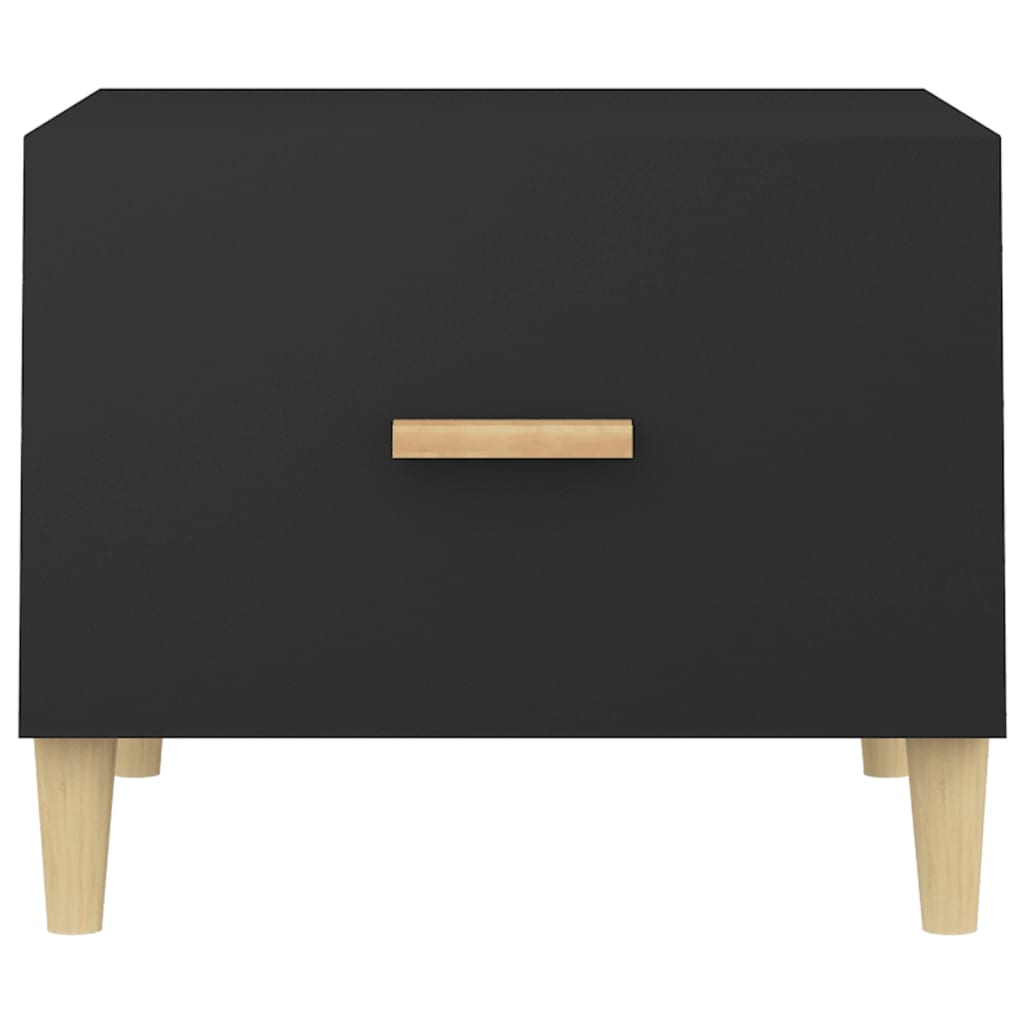 Tables basses 2 pcs noir 50x50x40 cm bois d'ingénierie Tables basses vidaXL   
