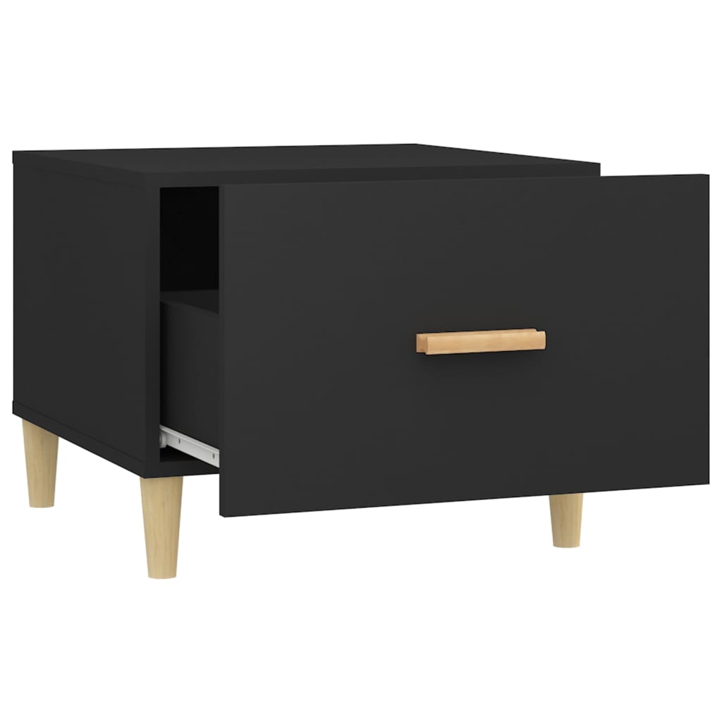 Tables basses 2 pcs noir 50x50x40 cm bois d'ingénierie Tables basses vidaXL   