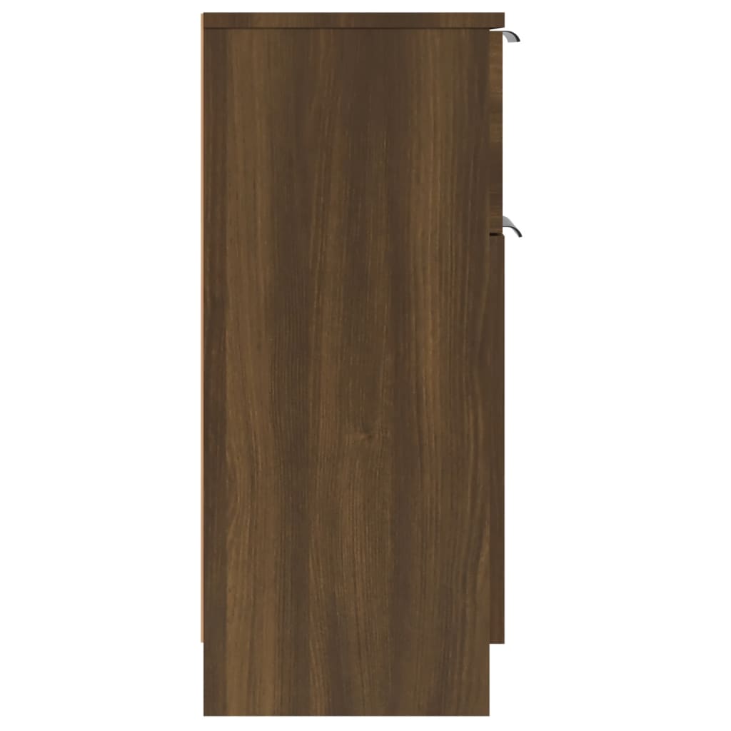 Buffet Chêne marron 30x30x70 cm Bois d'ingénierie Buffets & bahuts vidaXL   