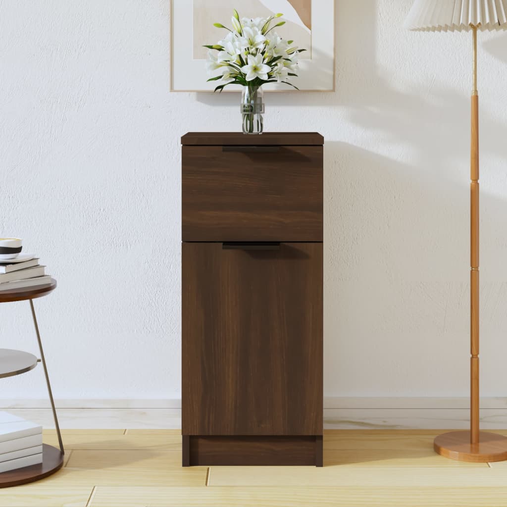 Buffet Chêne marron 30x30x70 cm Bois d'ingénierie Buffets & bahuts vidaXL   