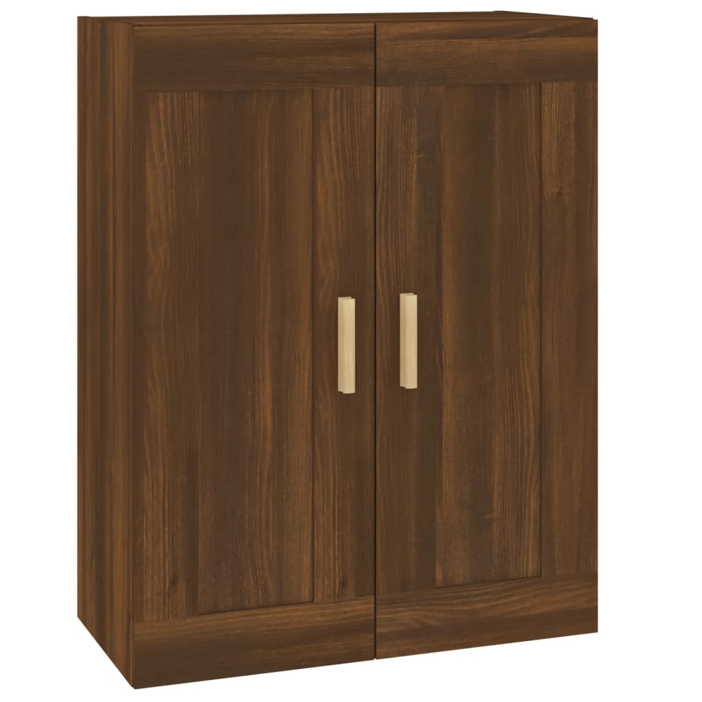 Armoire murale Chêne marron 69,5x32,5x90 cm Bois d'ingénierie Étagères murales & corniches vidaXL   