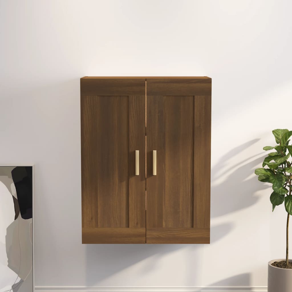 Armoire murale Chêne marron 69,5x32,5x90 cm Bois d'ingénierie Étagères murales & corniches vidaXL   