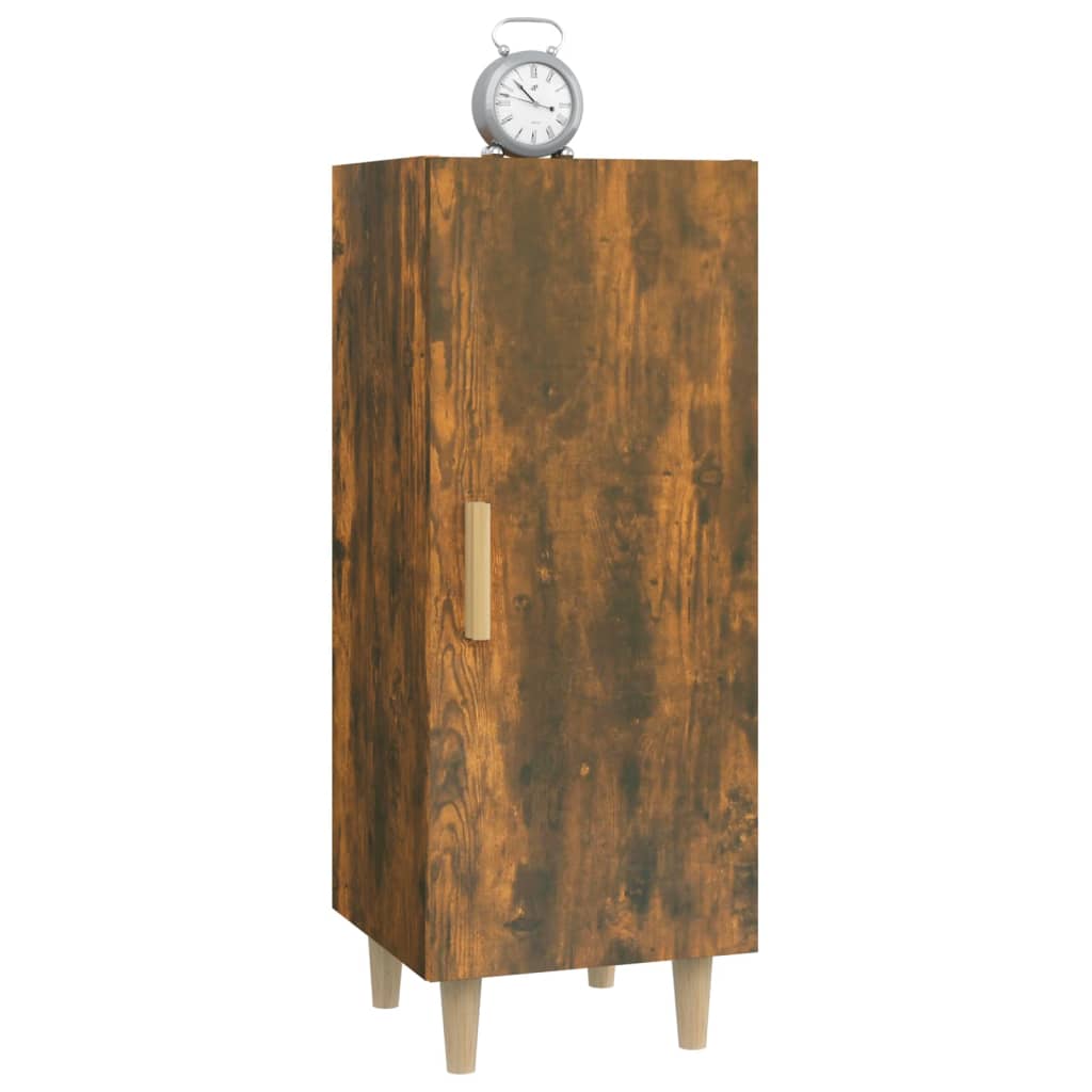 Buffet Chêne fumé 34,5x34x90 cm Bois d'ingénierie Buffets & bahuts vidaXL   