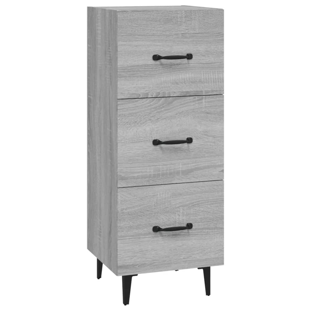 Buffet Sonoma gris 34,5x34x90 cm Bois d'ingénierie Buffets & bahuts vidaXL   