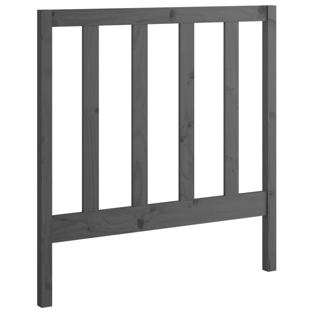 Lit coulissant Gris 2x(90x200) cm Bois de pin massif Lits & cadres de lit vidaXL   