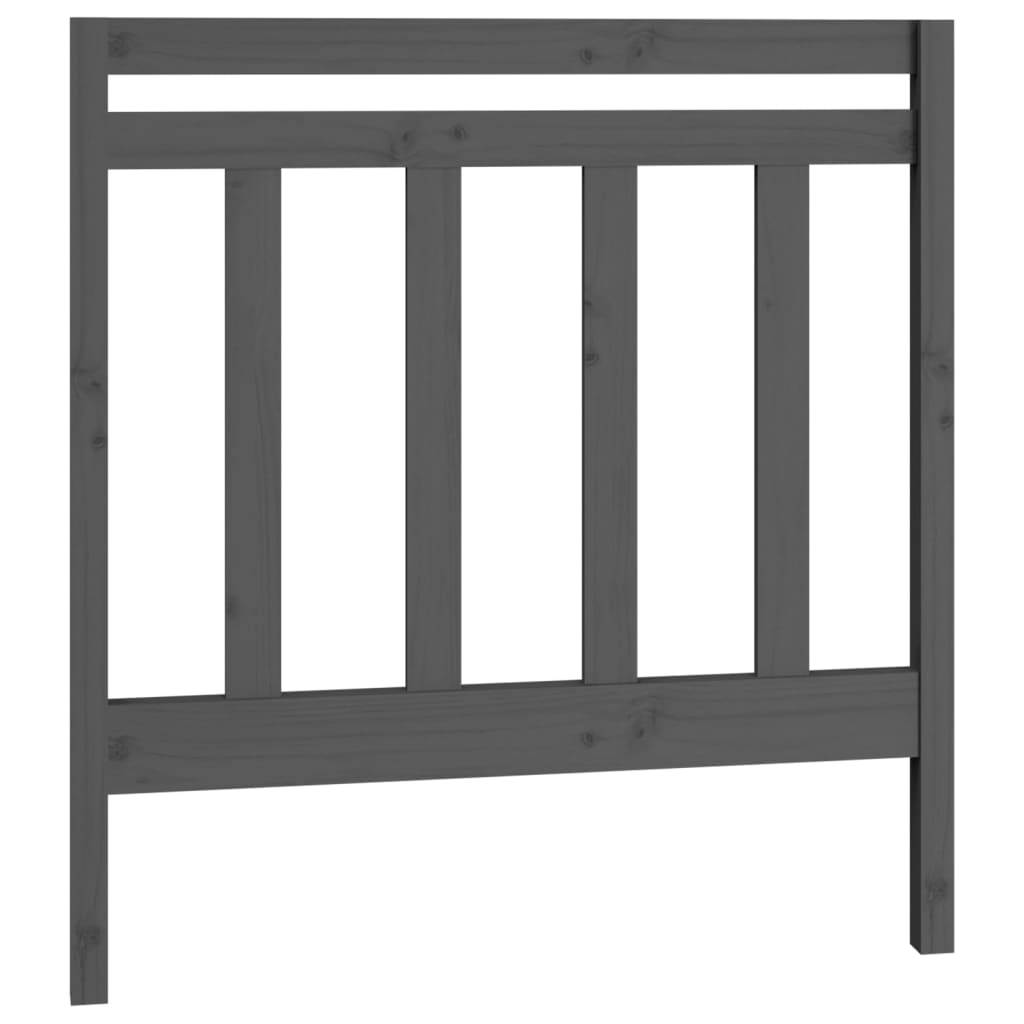 Lit coulissant Gris 2x(90x200) cm Bois de pin massif Lits & cadres de lit vidaXL   