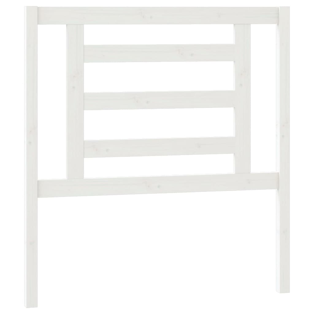 Lit coulissant Blanc 2x(90x200) cm Bois de pin massif Lits & cadres de lit vidaXL   