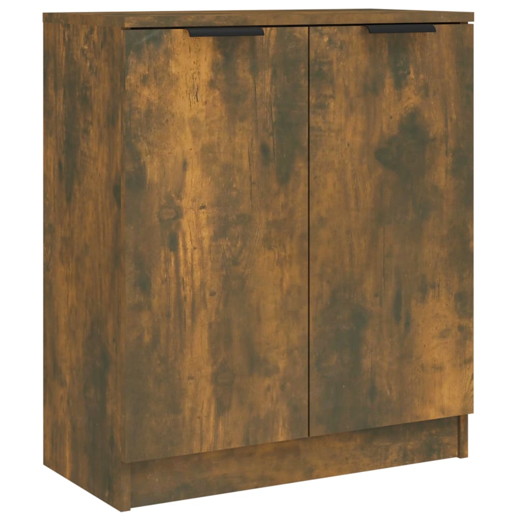 Buffets 2 pcs Chêne fumé 60x30x70 cm Bois d'ingénierie Buffets & bahuts vidaXL   